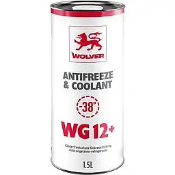 Антифриз WOLVER Antifreeze & Coolant WG12+ червоний 1,5л 4260360944147 - мініатюра 2