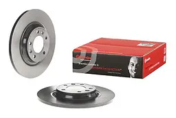 Диск тормозной задний невентилированный Peugeot 407, 508 I, 607, Rcz 00-25г Brembo ( 08.8682.11 )