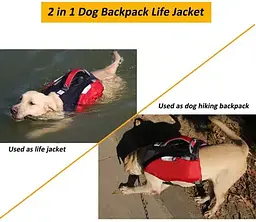Рятувальний жилет для собак Voyager Pet Dog Bagpack - мініатюра 6