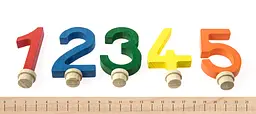 Цифри для торта Nic 1-5 (NIC522951) - мініатюра 7
