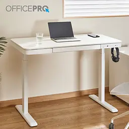 Комп'ютерний стіл OfficePro з електрорегулюванням висоти білий (ODE111WW) - мініатюра 15