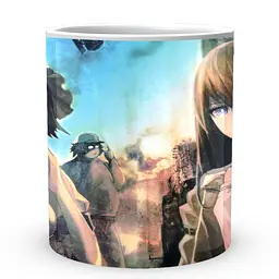 Кухоль GeekLand Steins Gate Брама Штейна Макісе Маюрі SG 03 330 мл білий - мініатюра 2