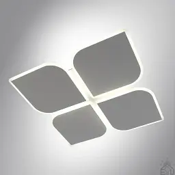Керована світлодіодна люстра AERO 70W 4F-455x455x57-WHITE-220-IP20 ESLLSE