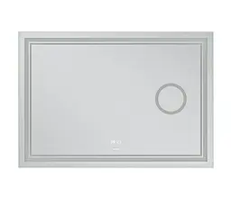 Дзеркало Mixxus Premium QUADRO MR20-100x70 (LED Touch, Anti-fog, лінза) (MP6622) - мініатюра 4