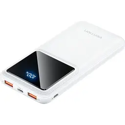 Універсальна мобільна батарея Vention 10000mAh PD QC 3.0 Білий (FHKW0)