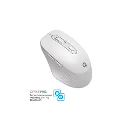 Мишка OfficePro M265W Wireless/Bluetooth Silent Click White (M265W) - мініатюра 5