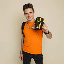 Рюкзак Yes T-137 Smiley World, чорний з жовтим (559483) - мініатюра 6