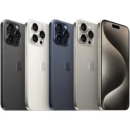 Смартфон iPhone 15 Pro Max 256GB Model A3106 Grade C Seller Refurbished Black Titanium - мініатюра 5