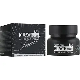 Крем для обличчя FarmStay All-In-One Black Snail Cream з муцином чорного равлика 100 мл - мініатюра 2