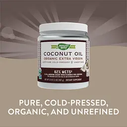 Органічна кокосова олія холодного віджиму Nature's Way Coconut Oil 453 г - мініатюра 5