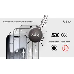 Захисне скло iLera Fantom Glass для Apple iPhone 17 Pro Max [ILFant17PrMx] [144383] - мініатюра 8