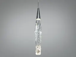 Підвіс LED Diasha J2502-1HR Ice Glass хром 4 Вт 220 лм - мініатюра 4