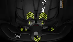 Автокрісло Lionelo Bastiaan RWF i-Size Black Carbon, чорне (LO-BASTIAAN RWF I-SIZE BLACK CARBON) - мініатюра 8