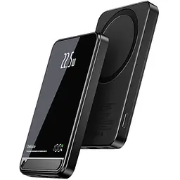 Повербанк MagSafe Delicate Powerbank з бездротовою зарядкою для iPhone магнітний 10000 mAh 20W Black
