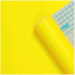 Плівка на самоклейці STICKER WALL 45см * 10м 0,07мм Жовта SW-00000827