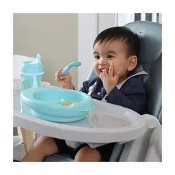 Набір дитячого посуду Chicco Set Prima Pappa 6 міс.+ блакитний (16200.25) - мініатюра 6