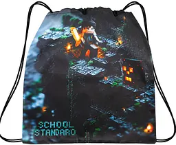 Шкільний ортопедичний рюкзак 3 в 1 для хлопчика School Standard 38х30х18 см Майнкрафт для першокласника (Full 150-44) - мініатюра 3