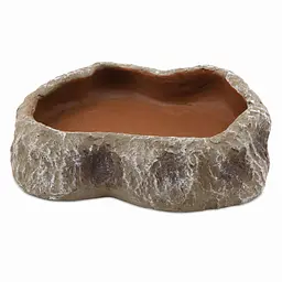 Миска для тераріуму Hobby Cera Dish Granite 2 13,5x10x3,5см (37801) поїлка та годівниця під натуральний камінь - мініатюра 1