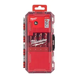 Набір свердел по бетону PREMIUM PACKOUT MILWAUKEE, (діаметри 4/5/5/6/ 6/8/10/12 мм) (8шт) пластиковий кейс - мініатюра 2