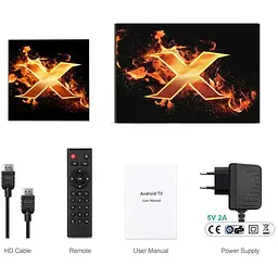 Медіаплеєр Vontar X1 4/32GB розумна приставка - мініатюра 3