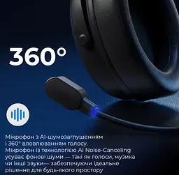 Ігрові бездротові навушники GamePro HSW-191-BL Asgard Skadi Wireless 7.1 Black - мініатюра 13