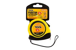 Вимірювальна рулетка MasterTool 5 м х 19 мм автостоп 65-5019 - мініатюра 2