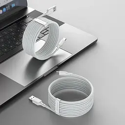 Кабель Baseus Simple Wisdom Cable USB to Type-C Kit 5A 1.5m 2PCS-Set TZCATZJ-02 White - мініатюра 5