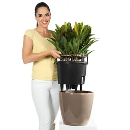 Вазон Lechuza Classico Premium LS, 40 л, білий (16100) - мініатюра 3