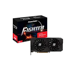 Відеокарта PowerColor AMD Radeon RX 7600 8GB Fighter V2 (RX 7600 8G-F/V2) (GDDR6, 128 bit, PCI-E v4.0 x8) - мініатюра 2