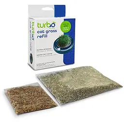 Coastal Turbo Cat Grass Refill костал турбо грас ріфіл трава для котів, зерна пшениці, вермикуліт