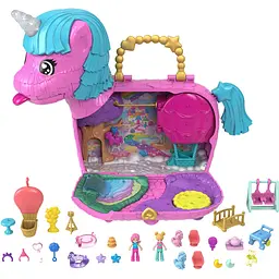 Ігровий набір Polly Pocket Святкова вечірка єдинорогів (HYD96) - мініатюра 2