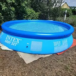 Сімейний надувний Басейн для дачі Круглий Великий Intex Easy Set 366 x 76 см. - мініатюра 3