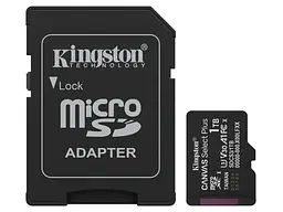 Карта пам'яті Kingston Canvas Select Plus Gen3 microSDXC + SD-Adapter 1 TB (SDCS3/1TB) - мініатюра 2