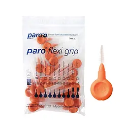 Міжзубні щітки Paro flexi grip x-тонкі, конічні, Ø 1.9/5.0 мм, помаранчеві, 30 шт