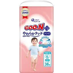 Трусики-підгузки Goo.N Plus XL (12-20 кг) 38 шт. для дітей унісекс (878588)