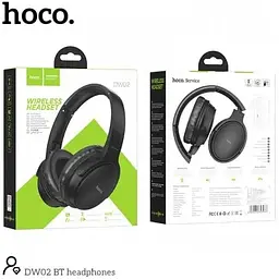 Навушники бездротові Hoco DW02 Headphones чорні - мініатюра 2