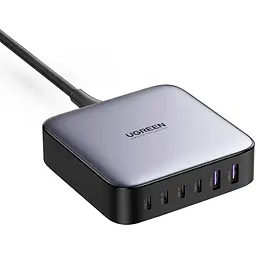 Мережевий зарядний пристрій Ugreen CD271 200W Nexode 2m GaN Desktop Charger Gray [40914] [111097] - мініатюра 2
