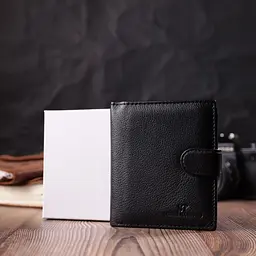 Чоловічий шкіряний гаманець ST Leather 10,5х12х2,5 см acs0028305 - мініатюра 9