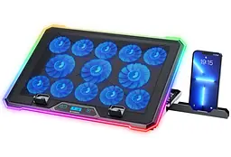 Охолоджувальна підставка для ноутбука до 17,3 дюймів GamePro GPCP-1090 13xfans
