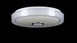 Люстра стельова LED Splendid Ray LY6121/30Wx2, 60W, білий, хром, сучасний стиль, з пультом і Bluetooth