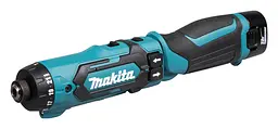 Викрутка акумуляторна Makita DF012DSE (5.6 Нм, 1/4", 7.2 В) - мініатюра 3