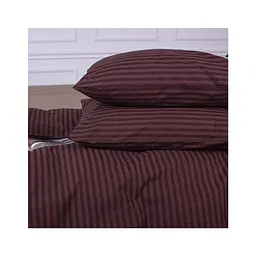 Наволочка MirSon Ranforce Elite 17-0617 Stripe Brown 50х50 см (2200008202491) - мініатюра 2