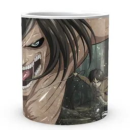 Кухоль GeekLand Attack on Titan Атака Титанів Ерен AOT 002.14 330 мл білий - мініатюра 2