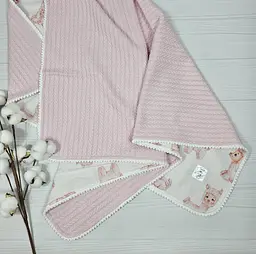 Букет з пелюшок для немовлят A.L.Babybox Альпака 8 од. Рожевий (BU 24312725) - мініатюра 2