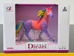 Фігурка коня фіолетового, витончений дизайн, Dino Toys - мініатюра 2