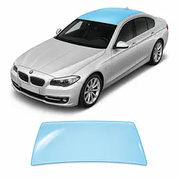 Антигравійна захисна бронеплівка за лекалами для BMW 5 Series F10 2010-2013 - зона даху