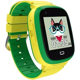 Смарт-годинник Canyon Sunny KW-48 Video 4G GPS Games Music Yellow/Green (CNE-KW48YG) - мініатюра 3