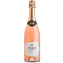 Ігристе вино безалкогольне Pierre Zéro Rosé Sparkling, рожеве, напівсолодке, 0,75 л