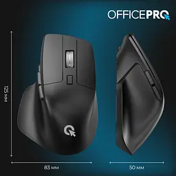 Миша бездротова OfficePro M395B Чорний - мініатюра 9