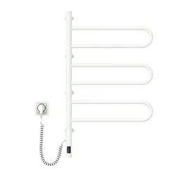 Електрична рушникосушка Navin Fouette 480x800 Sensor з таймером, біла 00-044050-5080, Білий, Електронний - мініатюра 4